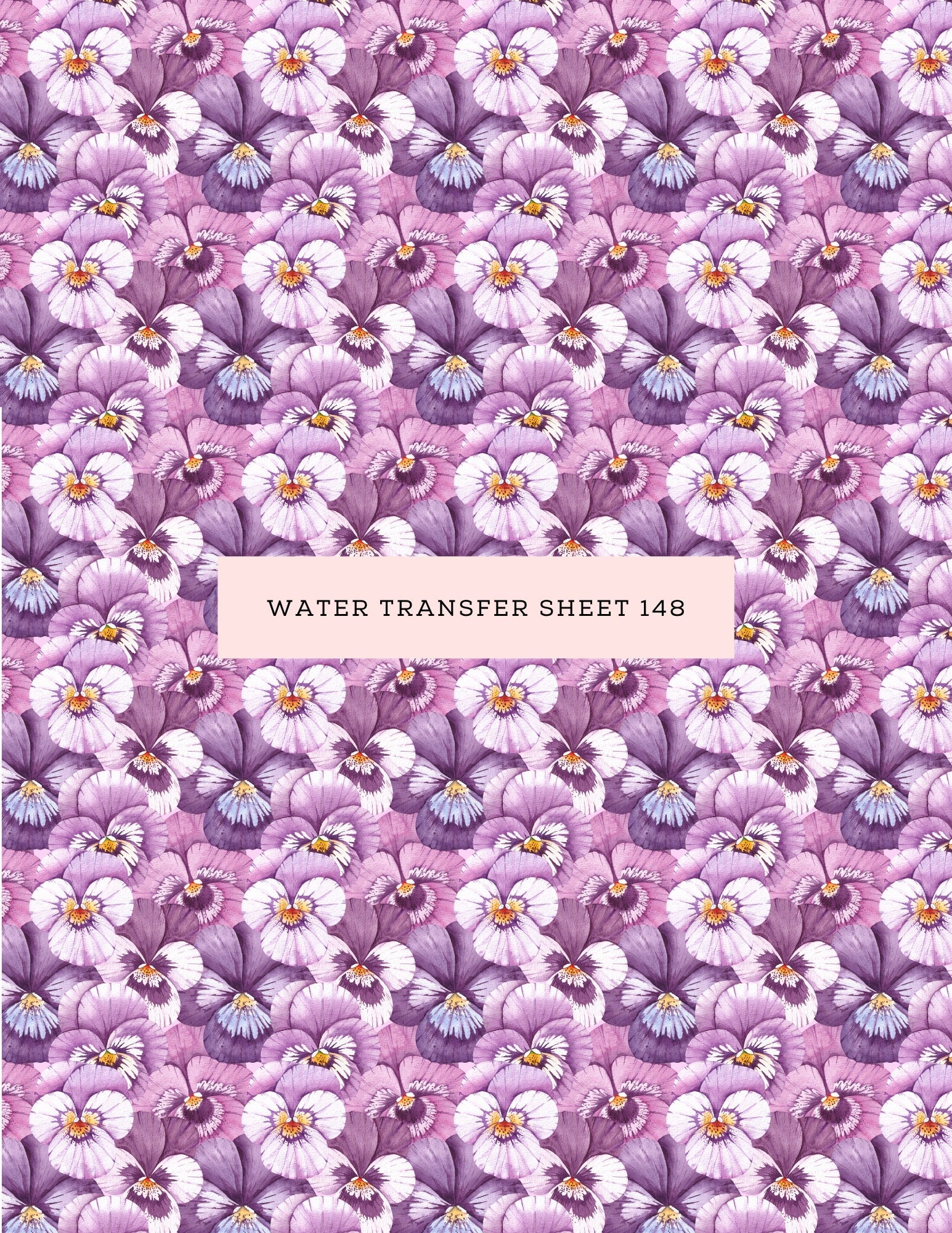 Water Transfer Sheet 148 - Kit & Co.Water Transfer