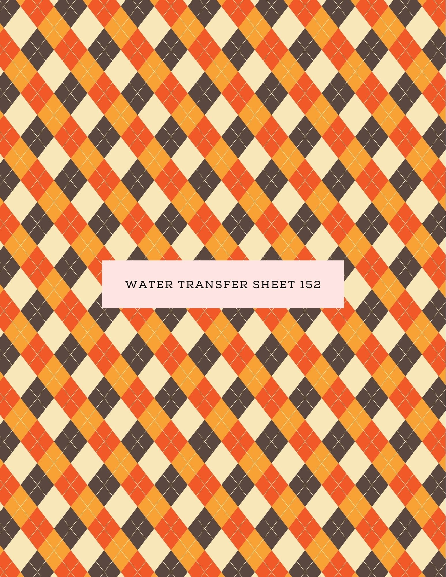 Water Transfer Sheet 152 - Kit & Co.Water Transfer