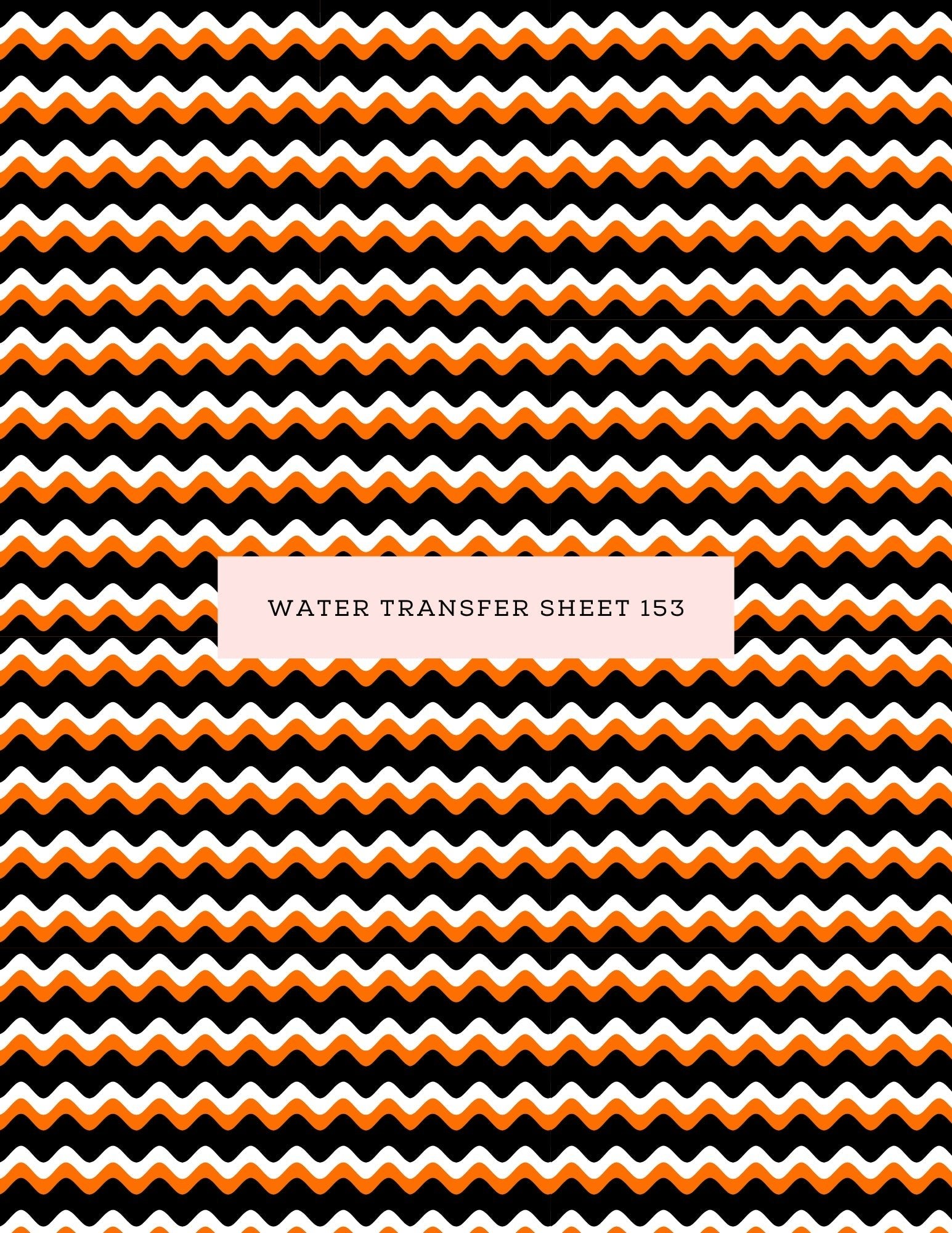 Water Transfer Sheet 153 - Kit & Co.Water Transfer
