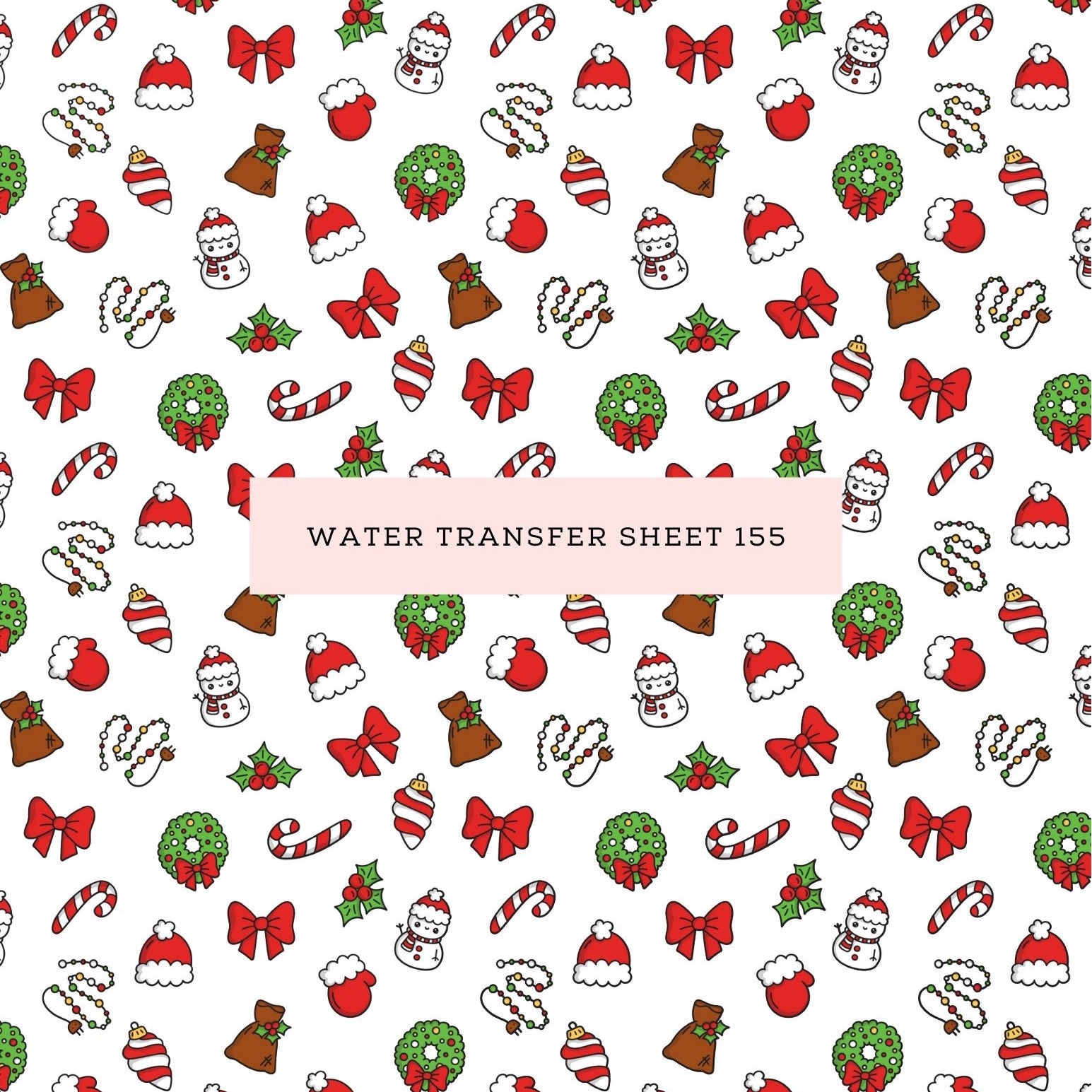 Water Transfer Sheet 155 - Kit & Co.Water Transfer