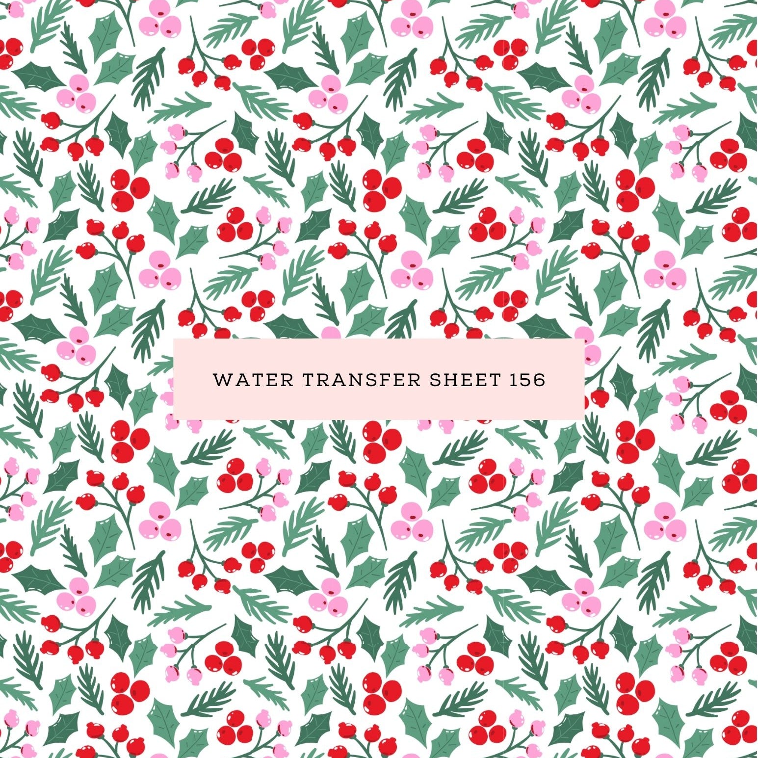 Water Transfer Sheet 156 - Kit & Co.Water Transfer