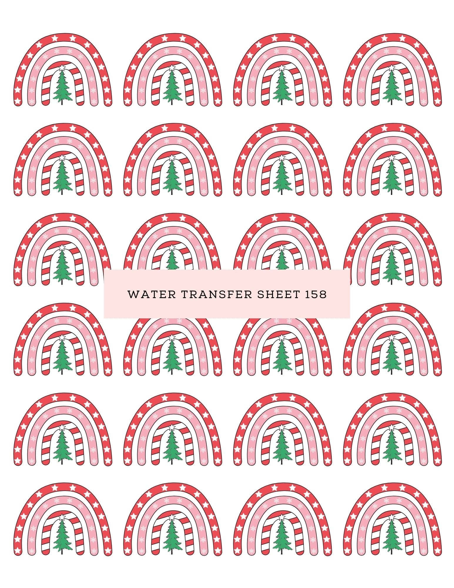 Water Transfer Sheet 158 - Kit & Co.Water Transfer