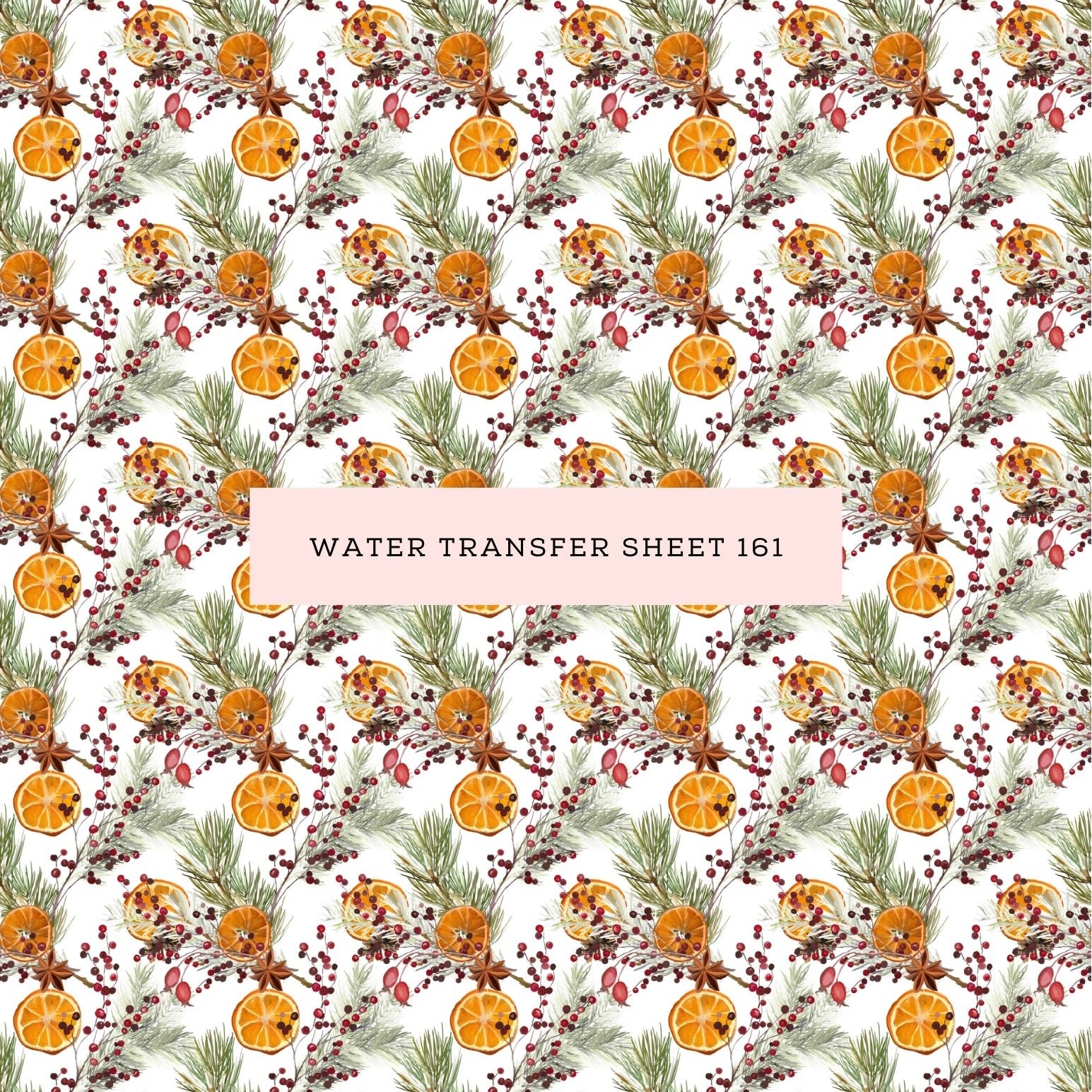 Water Transfer Sheet 161 - Kit & Co.Water Transfer