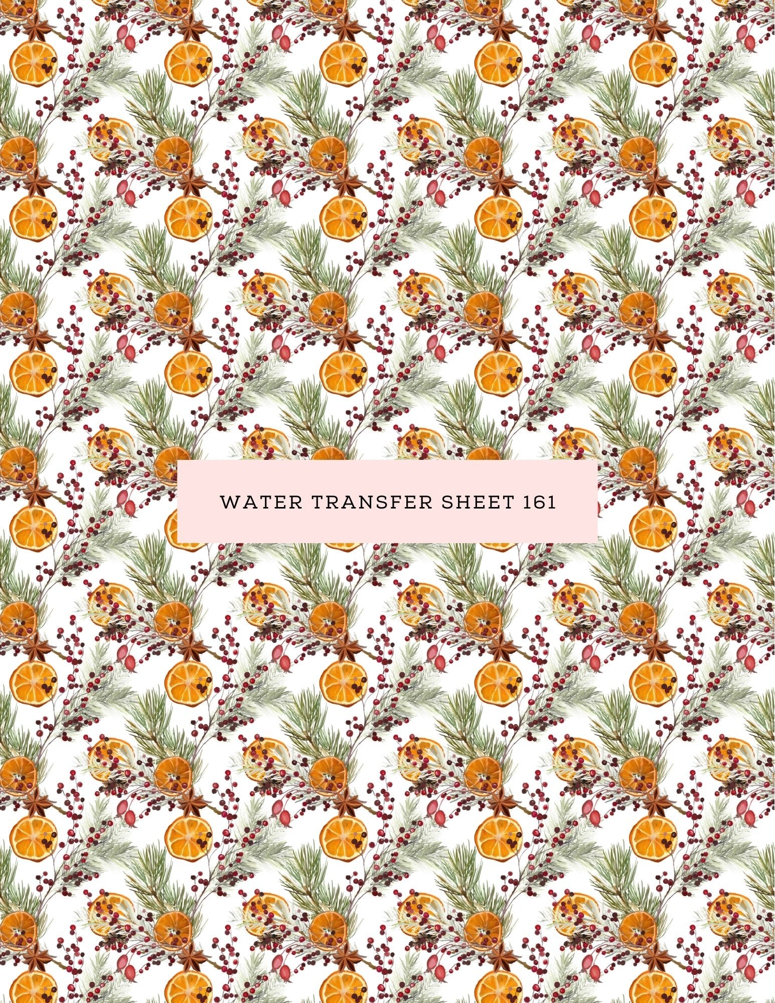 Water Transfer Sheet 161 - Kit & Co.Water Transfer