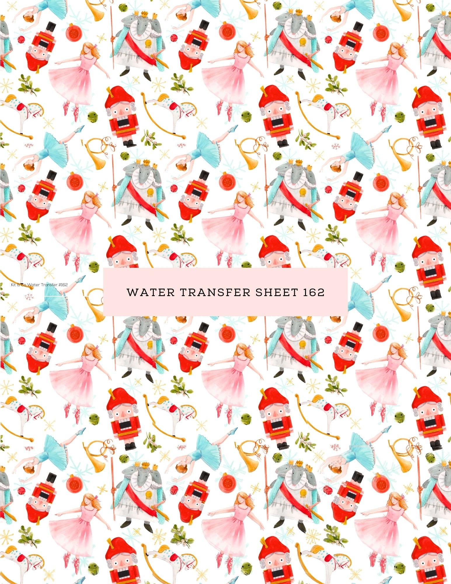 Water Transfer Sheet 162 - Kit & Co.Water Transfer