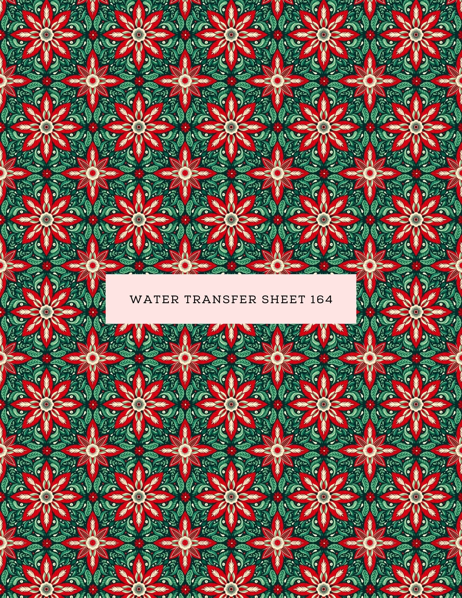 Water Transfer Sheet 164 - Kit & Co.Water Transfer