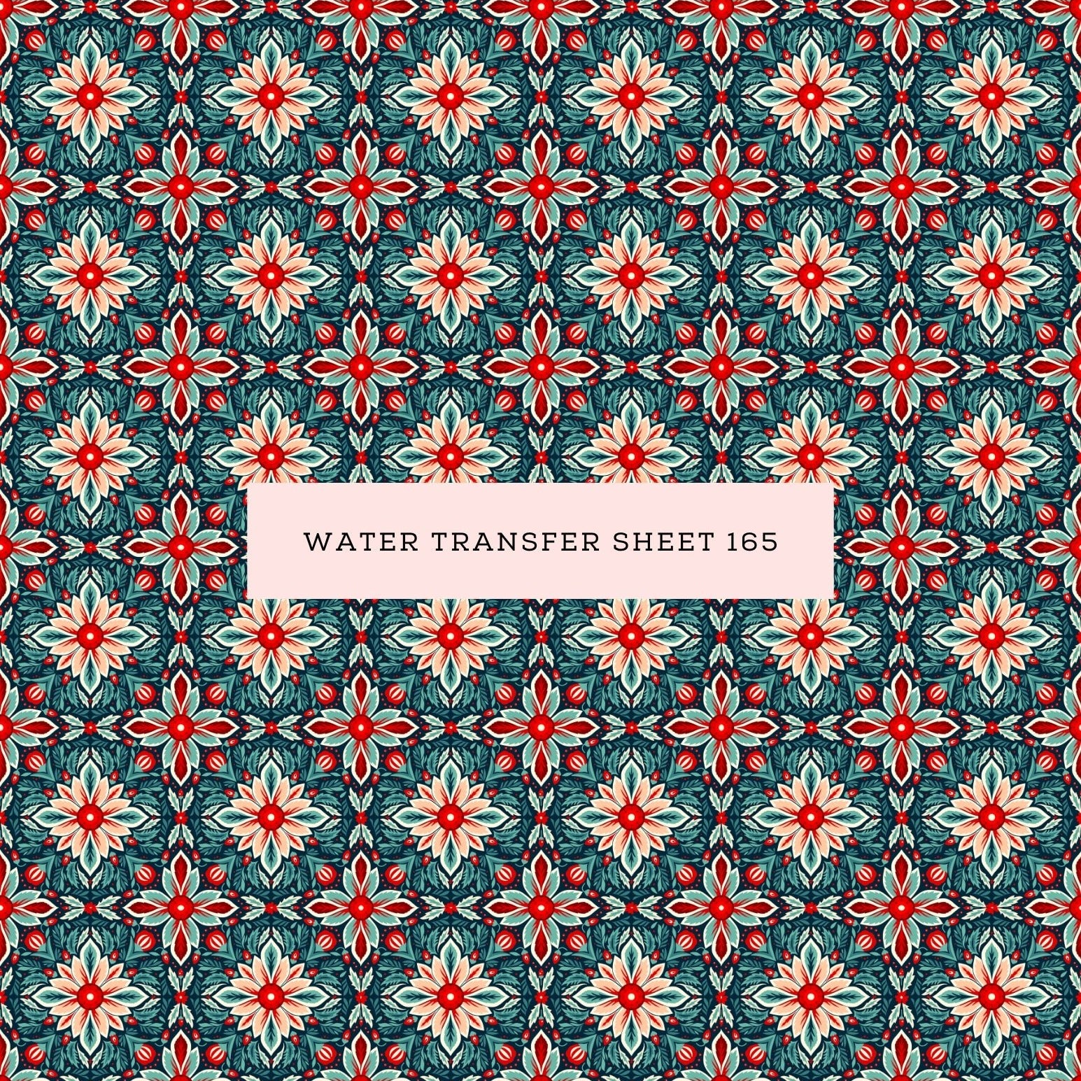 Water Transfer Sheet 165 - Kit & Co.Water Transfer