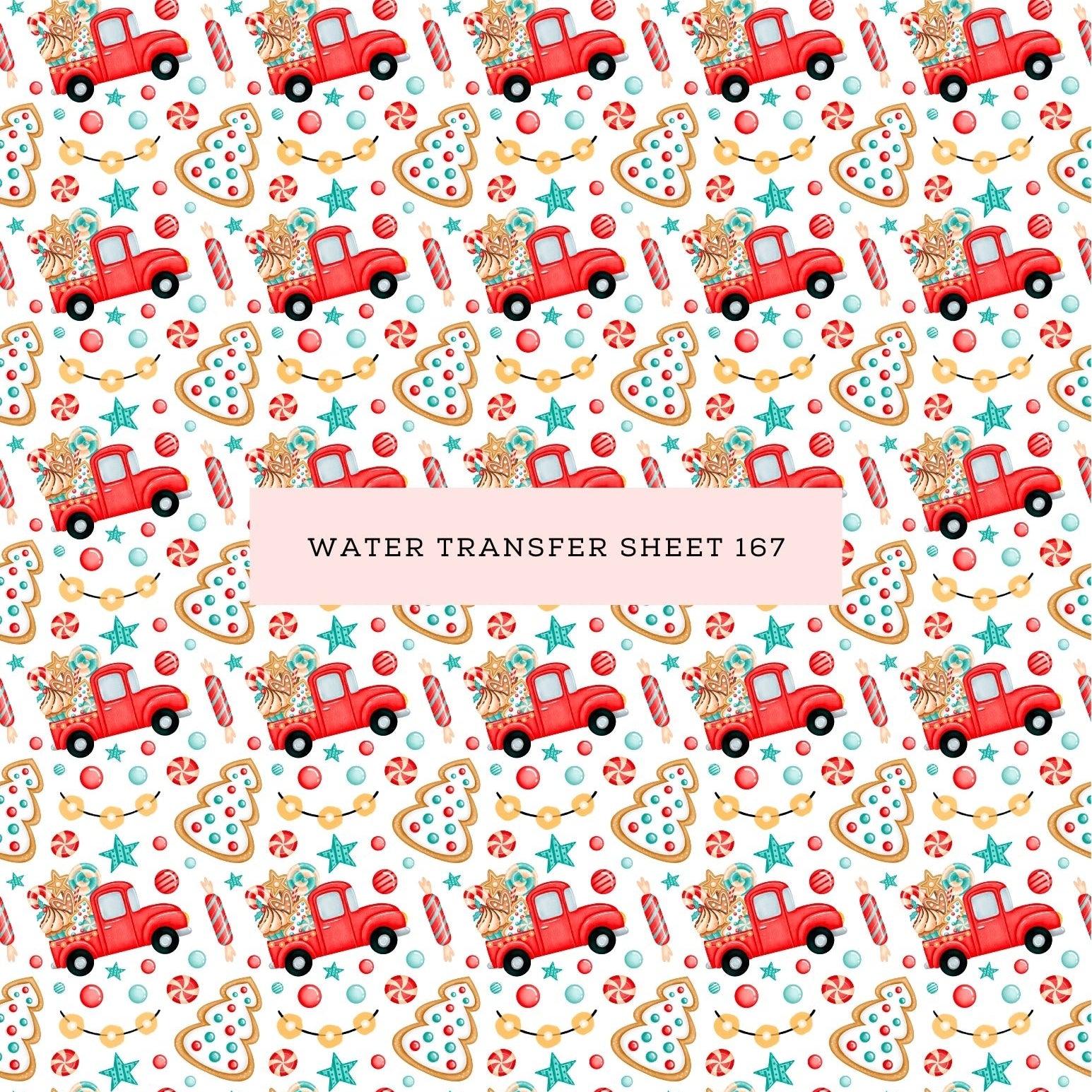 Water Transfer Sheet 167 - Kit & Co.Water Transfer