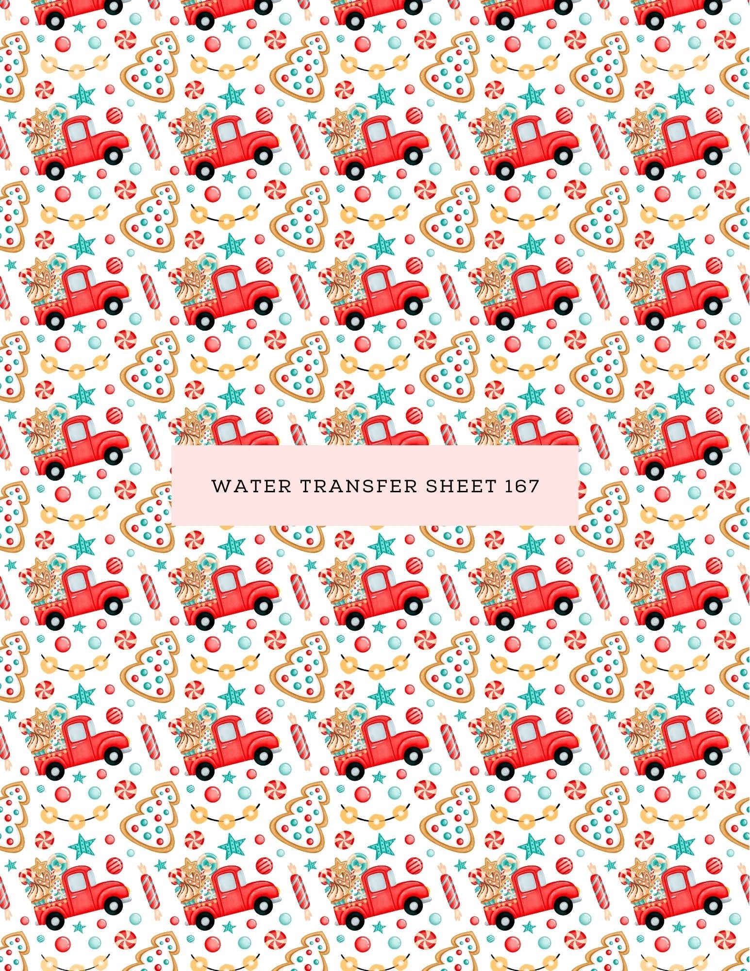 Water Transfer Sheet 167 - Kit & Co.Water Transfer