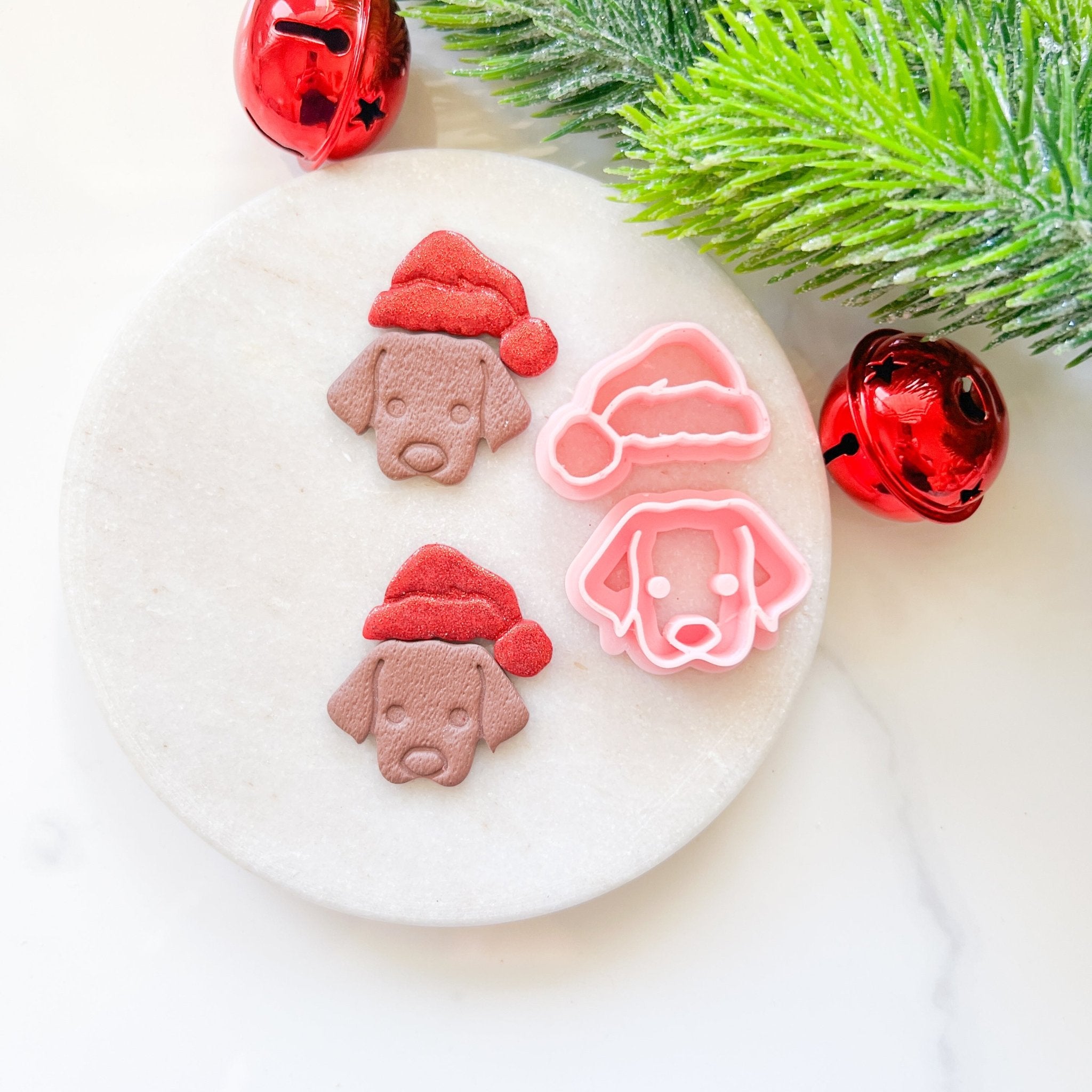"Christmas Pup" Clay Cutter Set (2pc) - Kit & Co.Cutter