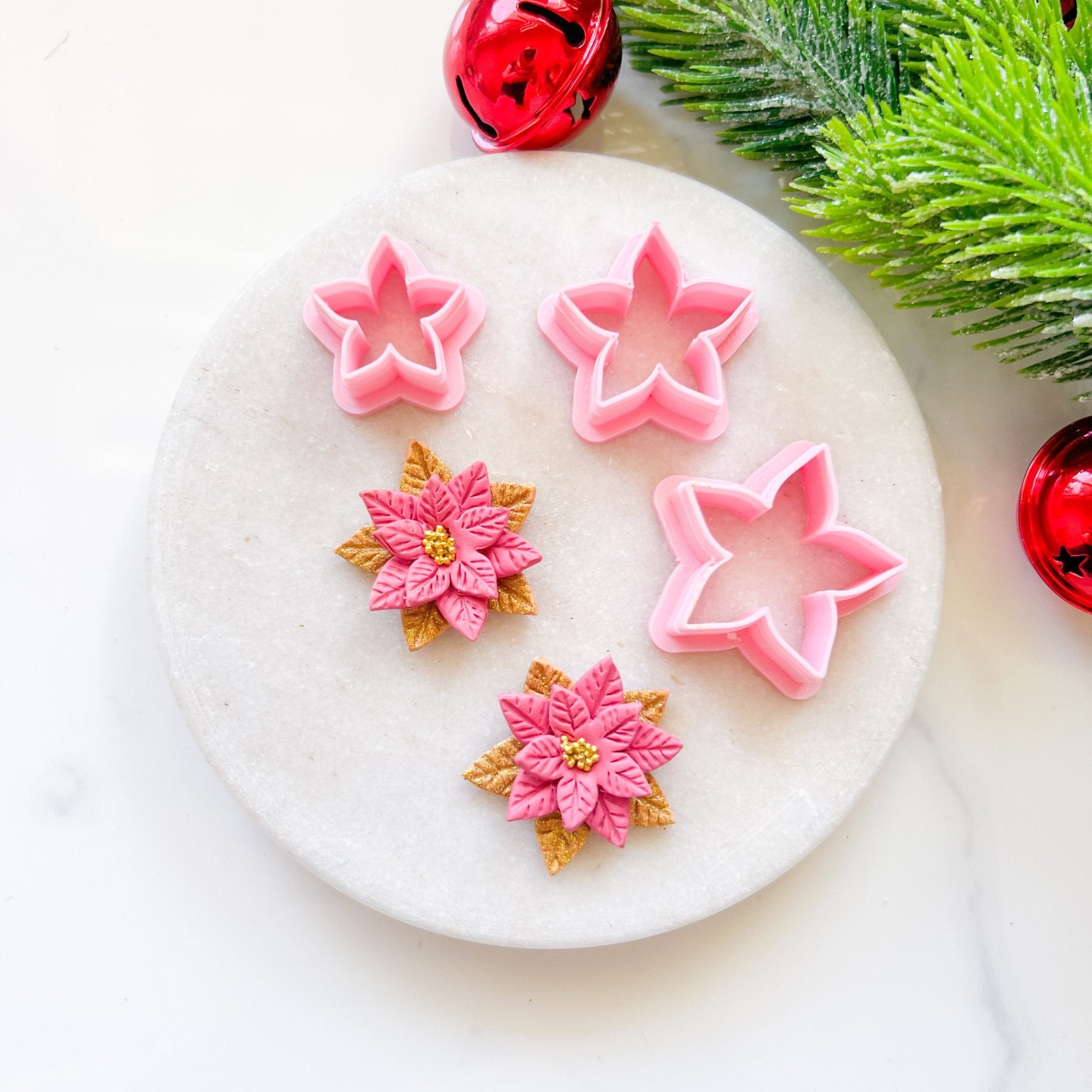 "Poinsettia" Cutter Set (3pc) - Kit & Co.Cutter