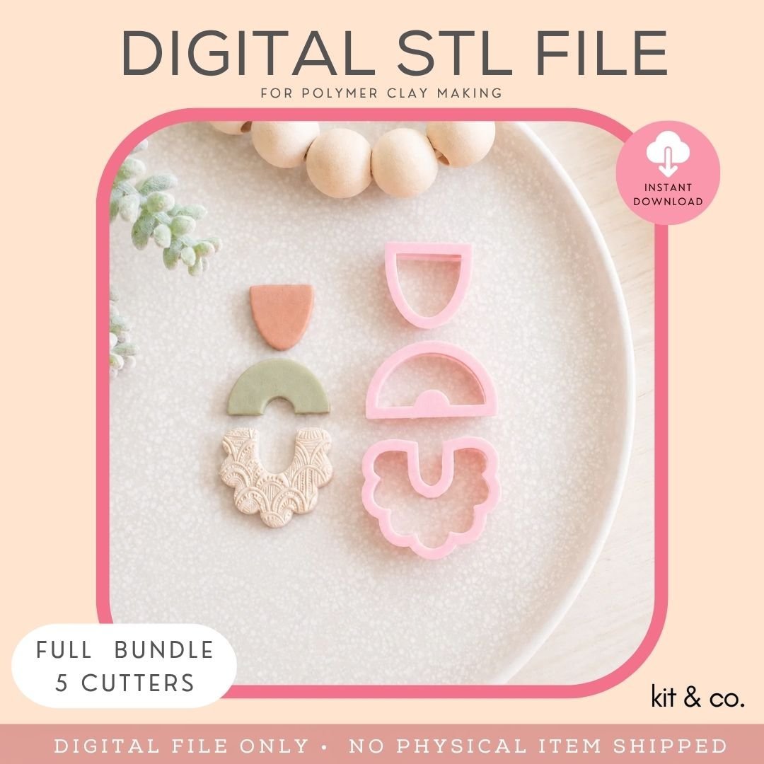"Frill Combo Mix & Match Set" - STL FILE DOWNLOAD - Kit & Co.STL Digital File