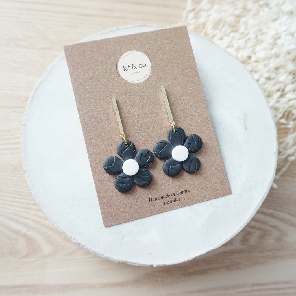 "Bar 19mm" - Earrings Posts (10 pcs) - Kit & Co.Tools