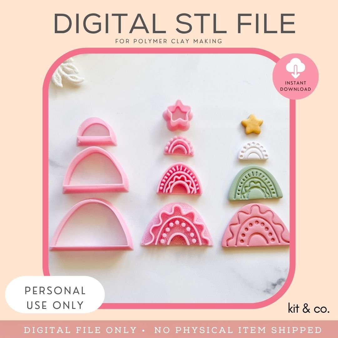 "Boho Christmas Tree" - STL FILE DOWNLOAD - Kit & Co.STL Digital File