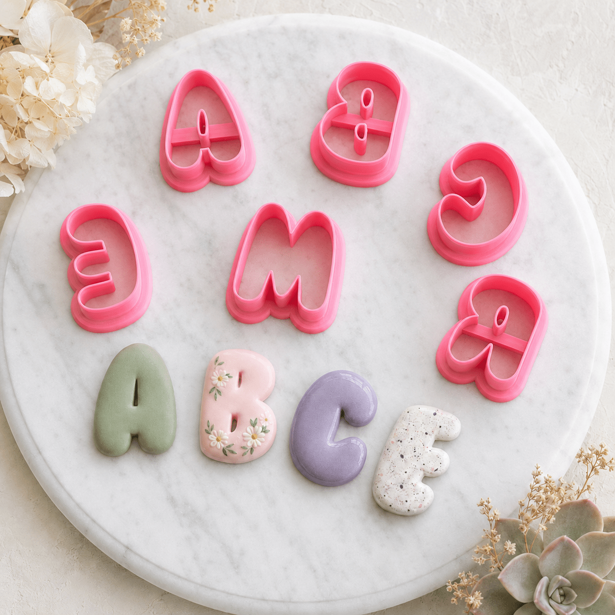 Bubble Font Set - Polymer Clay Cutters - Kit & Co.CutterFULL ALPHABET SET - SAVE 50%