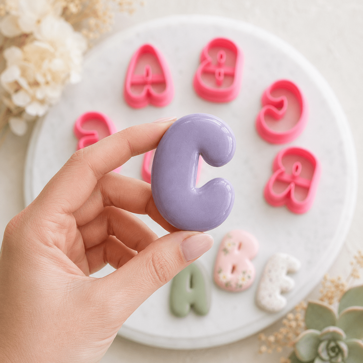 Bubble Font Set - Polymer Clay Cutters - Kit & Co.CutterFULL ALPHABET SET - SAVE 50%