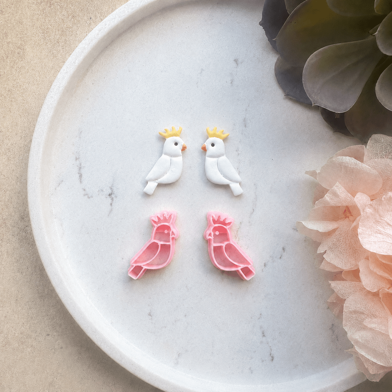 "Stylised Cockatoo" Clay Cutter - Kit & Co.CutterSingle Cutter