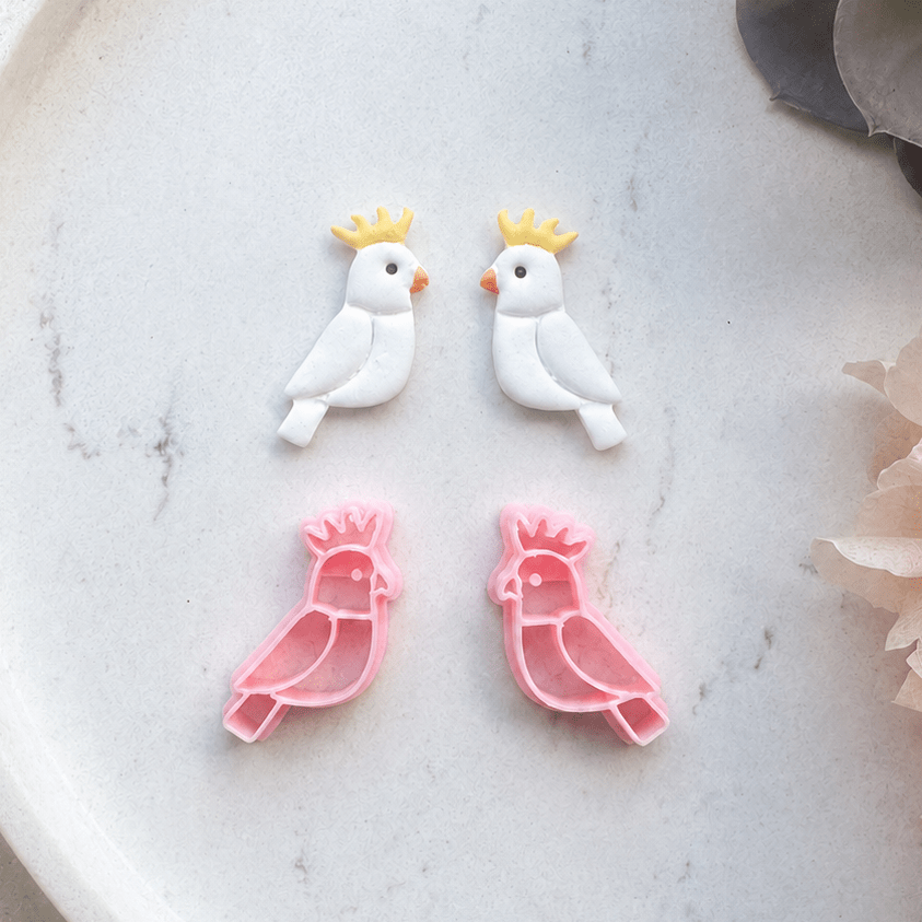 "Stylised Cockatoo" Clay Cutter - Kit & Co.CutterSingle Cutter