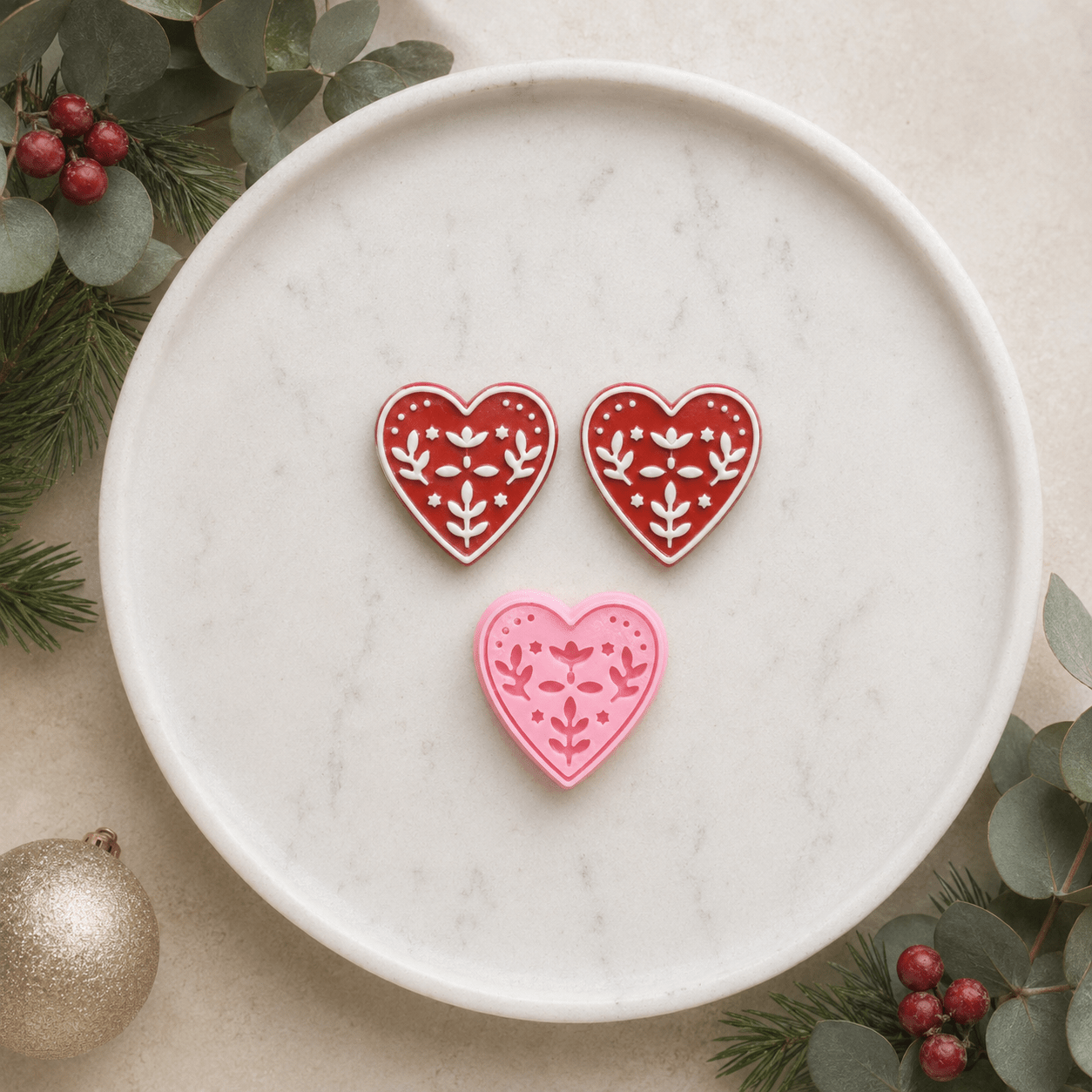 "Skandi Heart" - Clay Cutter - Kit & Co.Cutter