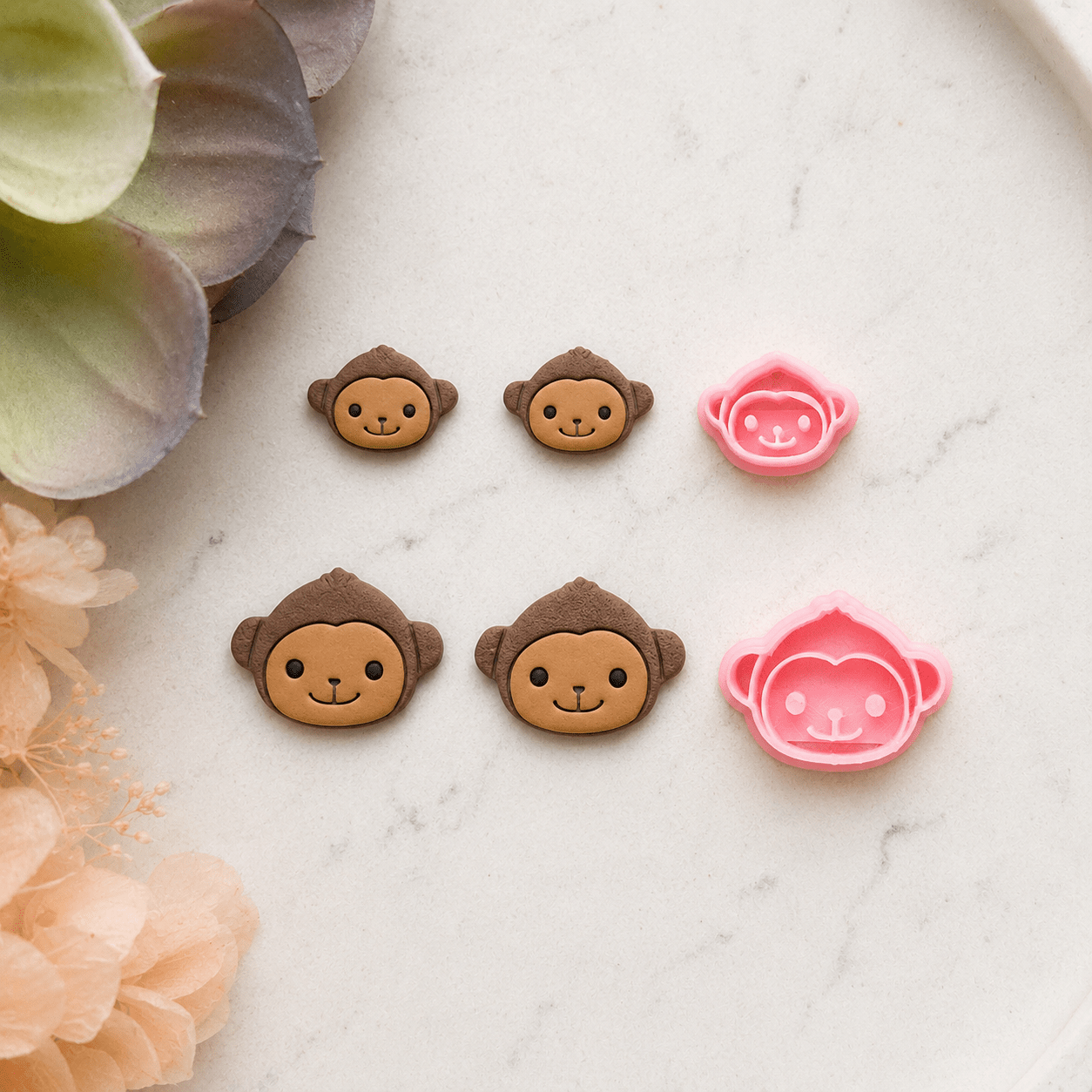 "Monkey" Clay Cutters - Kit & Co.CutterStud