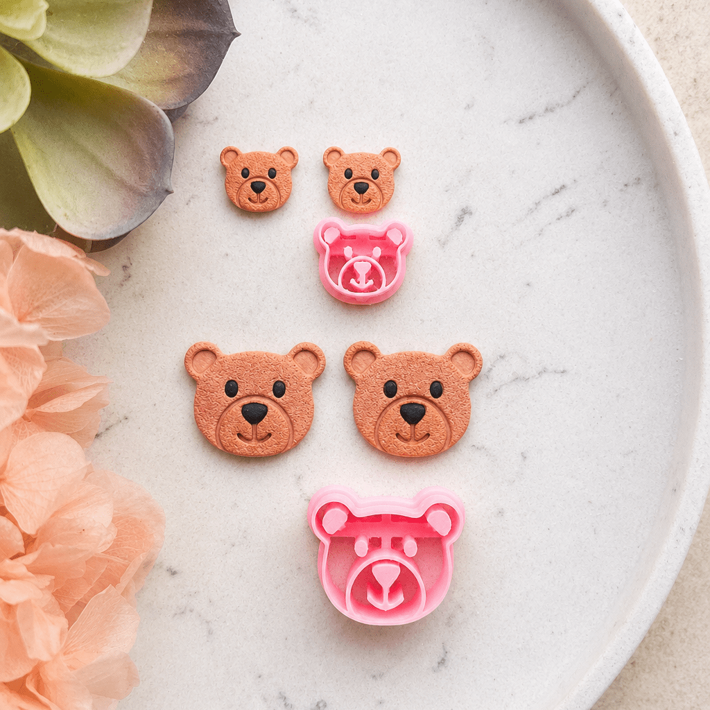 "Teddy Bear" Clay Cutters - Kit & Co.CutterStud