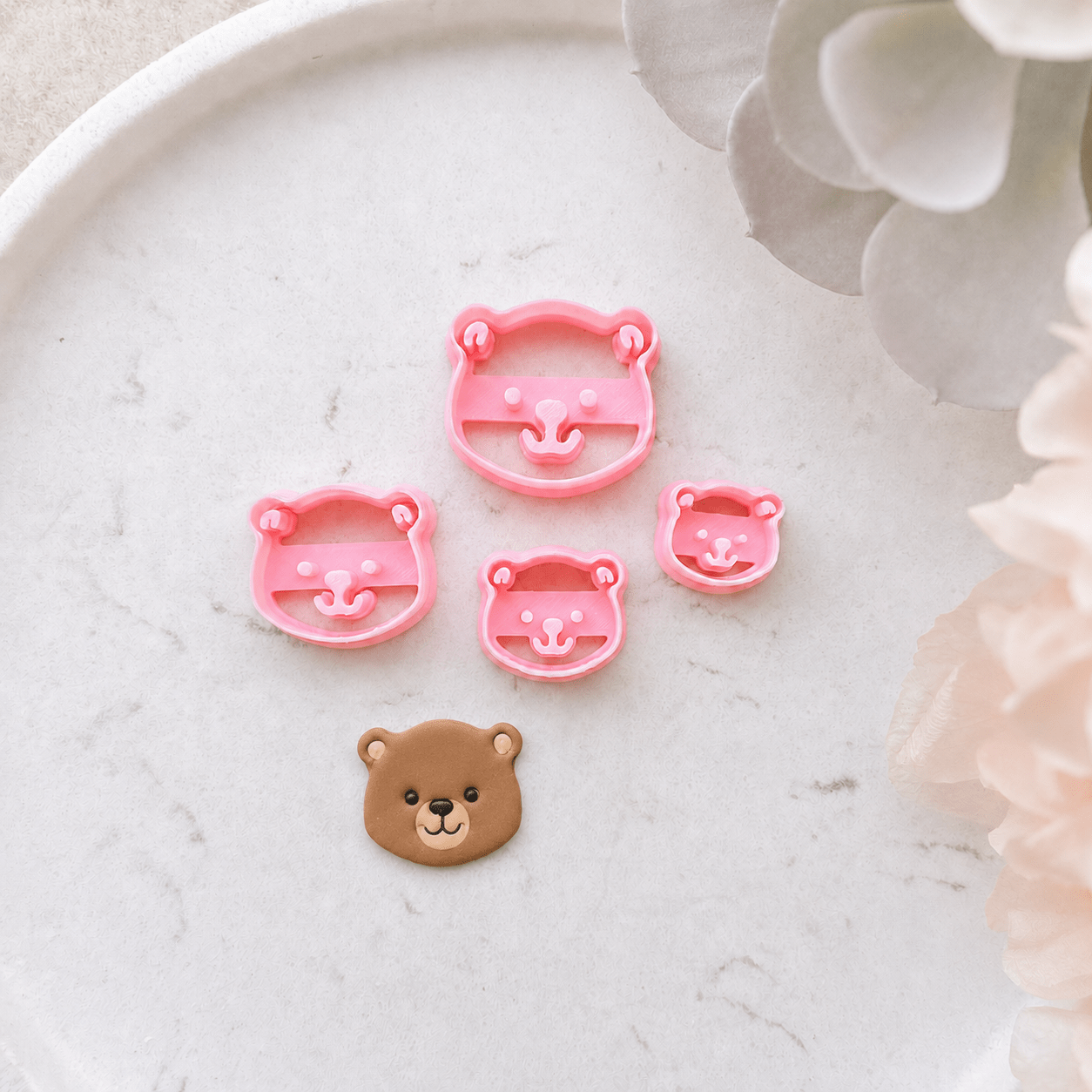Teddy - Polymer Clay Cutters - Kit & Co.CutterStud 14mm