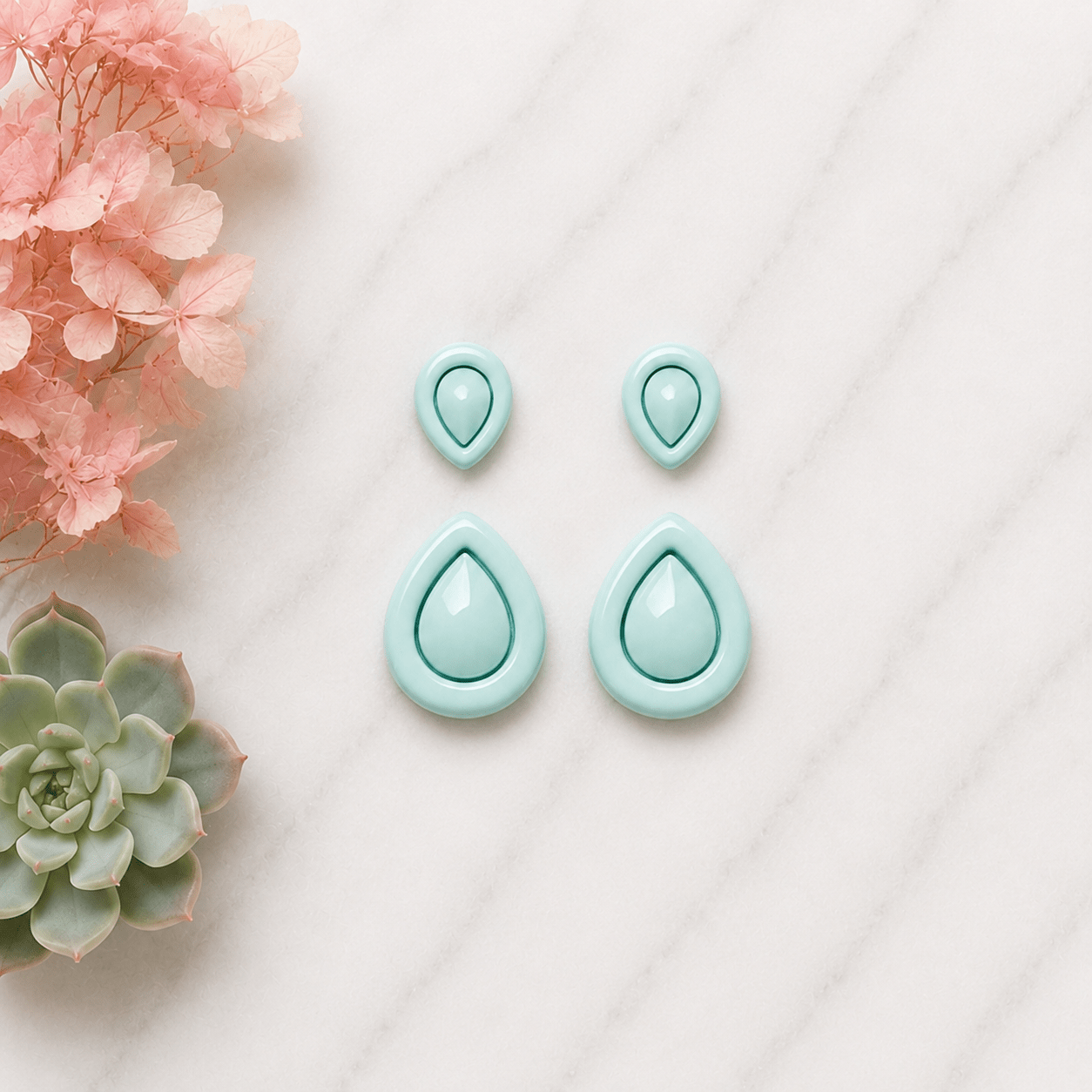 Bordered Teardrop - Kit & Co.Cutter16MM