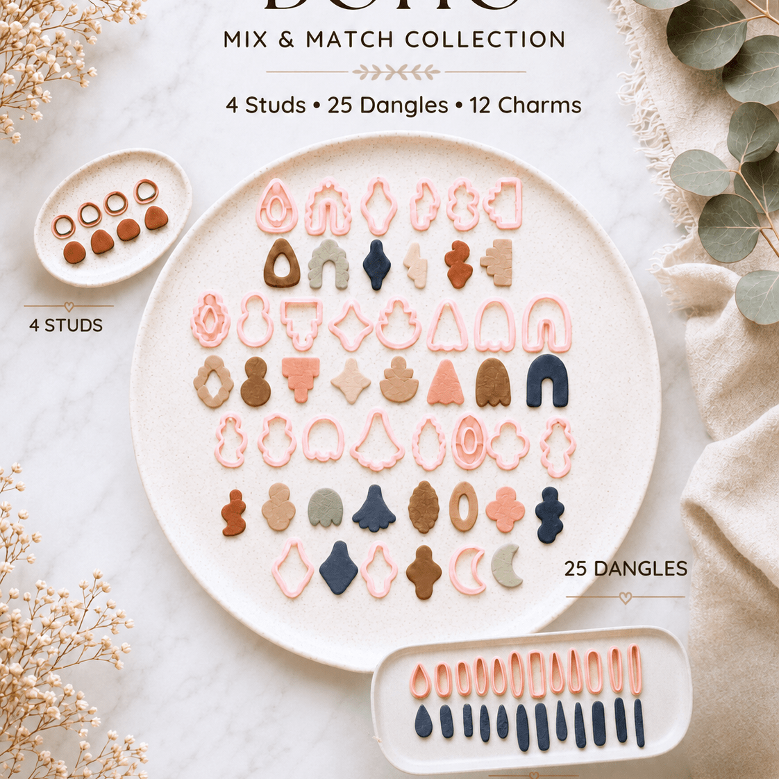 Boho Mix & Match Collection - Kit & Co.CutterFull Bundle - 41 pieces