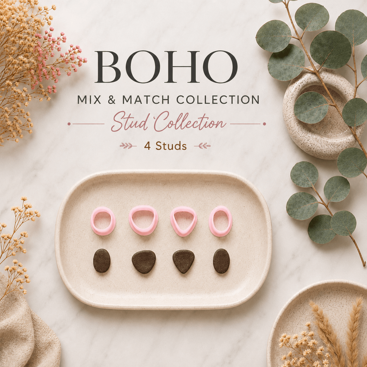 Boho Mix & Match Collection - Kit & Co.CutterStud Bundle - 4 pieces