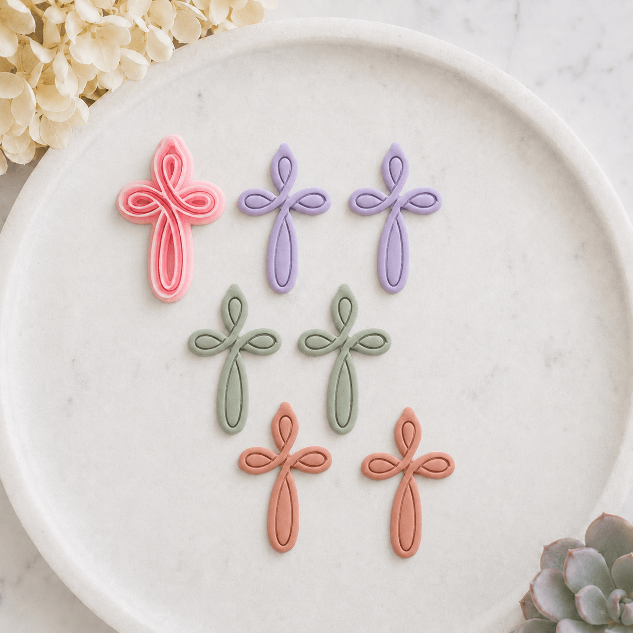 "Delicate Cross" Clay Cutter NEW - Kit & Co.Cutter