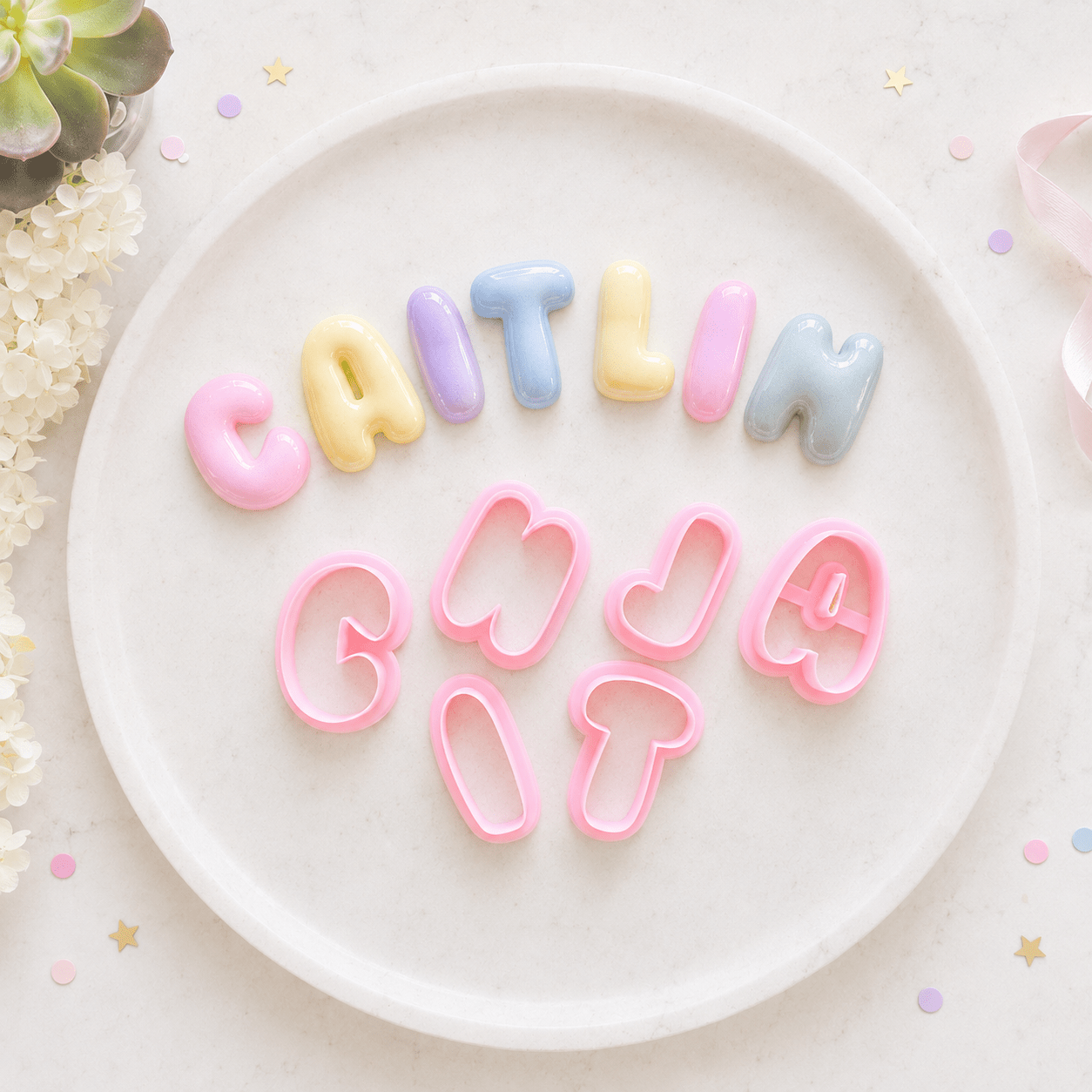 Bubble Font Set - Polymer Clay Cutters - Kit & Co.CutterFULL ALPHABET SET - SAVE 50%