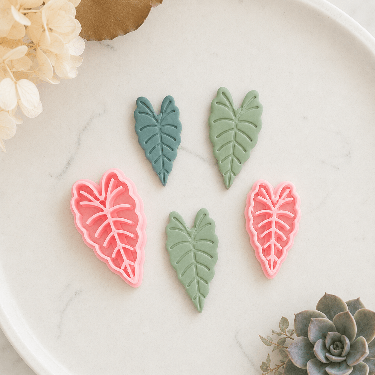 "Taro Leaf" Clay Cutter - Kit & Co.Cutter30mm