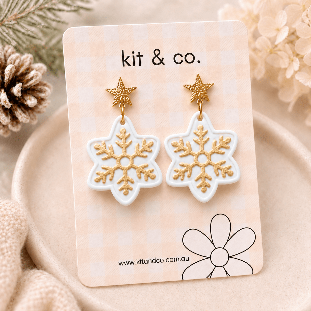 "Skandi Snowflake" - Clay Cutter - Kit & Co.Cutter