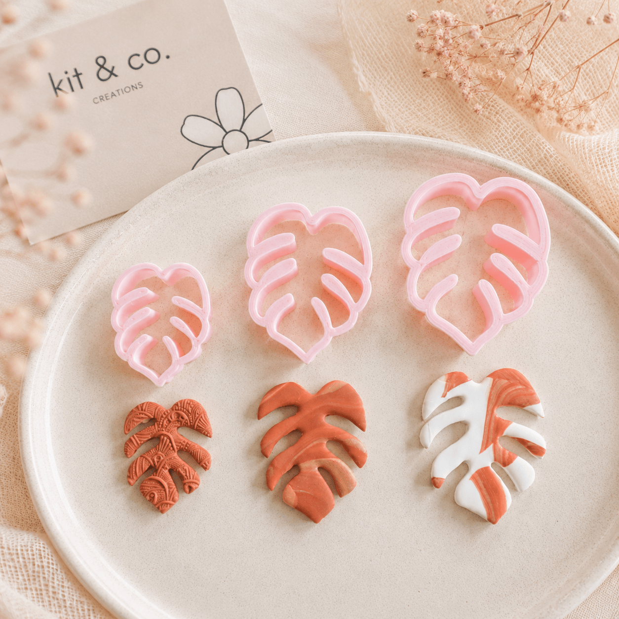 Monstera Clay Cutters - Kit & Co.CutterSmall