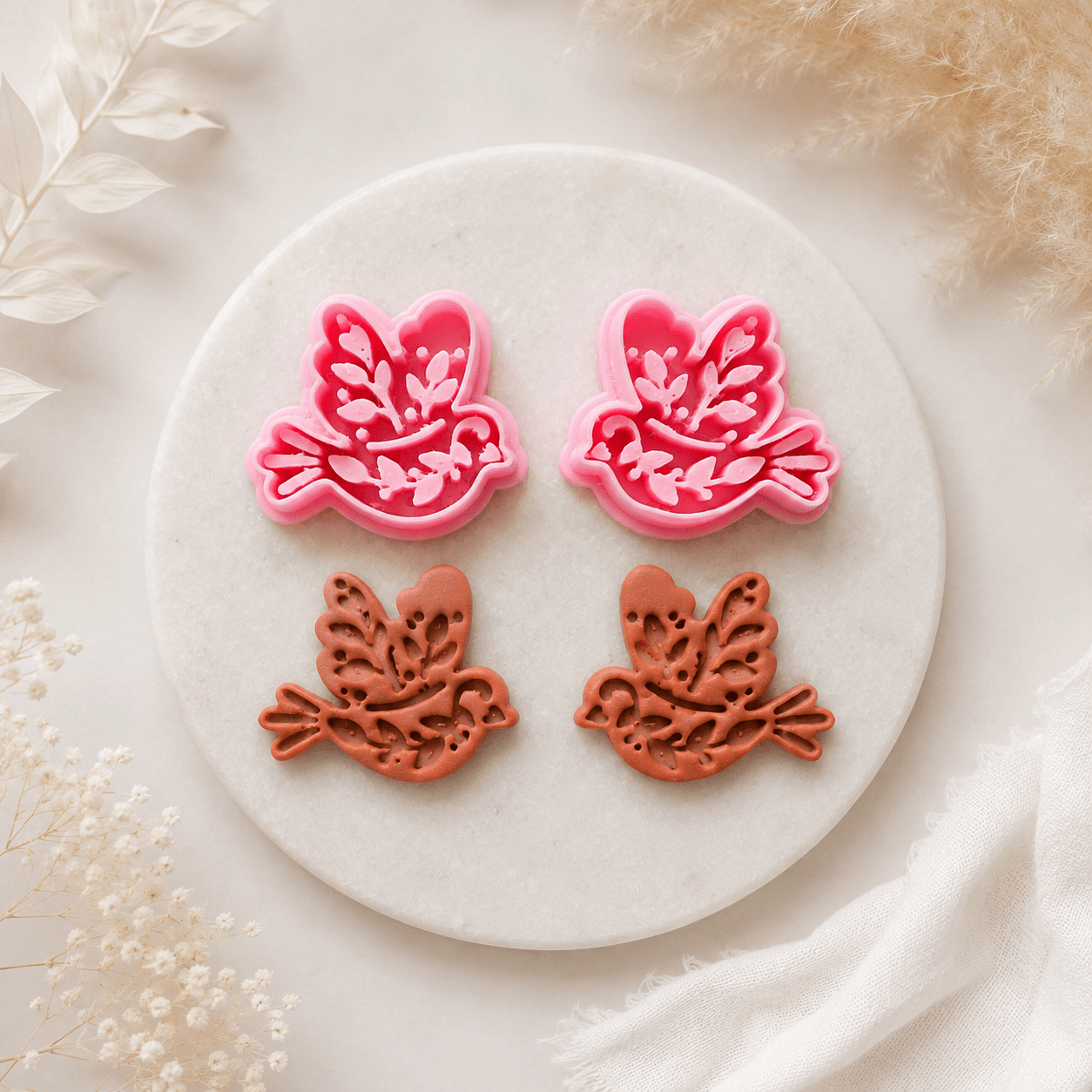 "Boho Bird" Mirror Set (2pc) - Kit & Co.Cutter