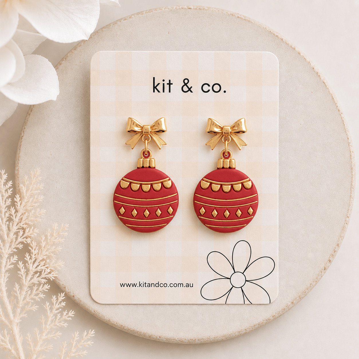 "Decorated Bauble" Clay Cutter - Kit & Co.Cutter