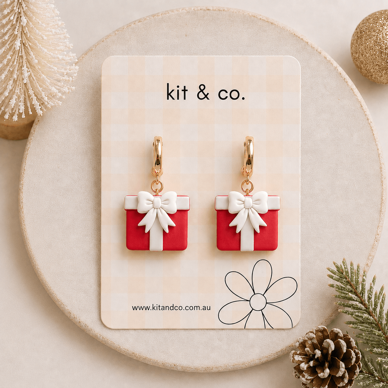 "Gift Box Set" Clay Cutter (2pc) - Kit & Co.Cutter