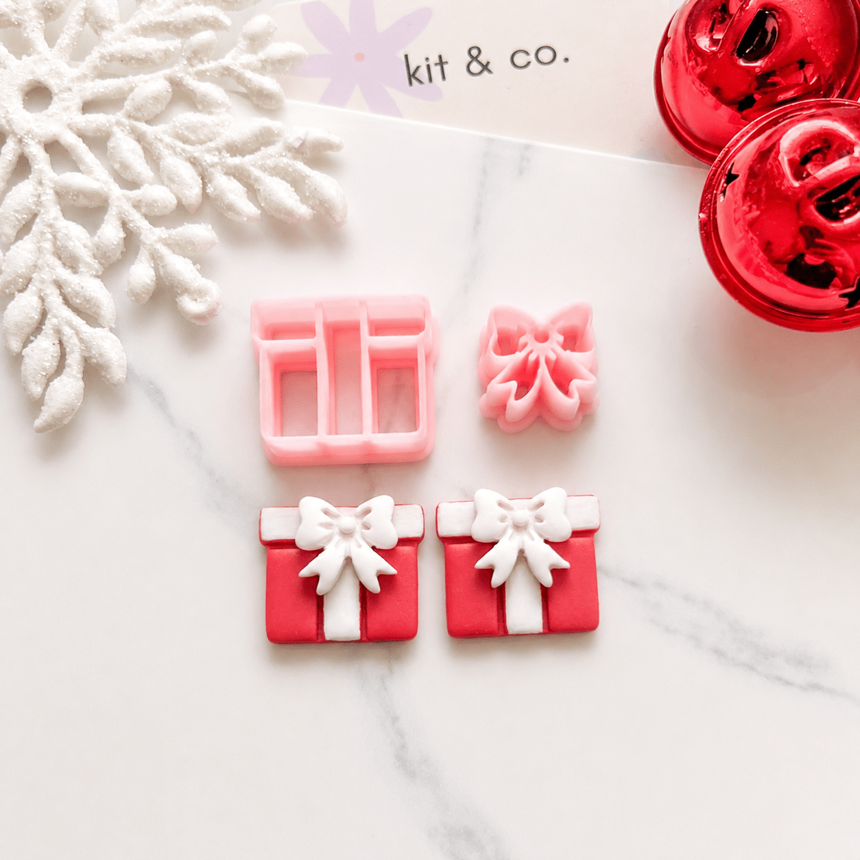 "Gift Box Set" Clay Cutter (2pc) - Kit & Co.Cutter