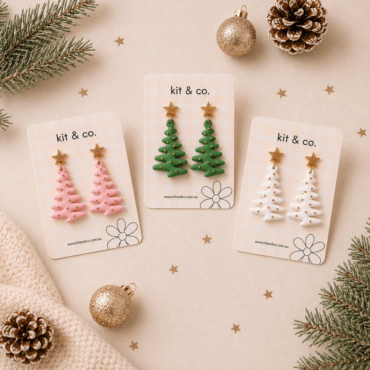 “Christmas Tree 5" Clay Cutter - Kit & Co.Cutter25mm