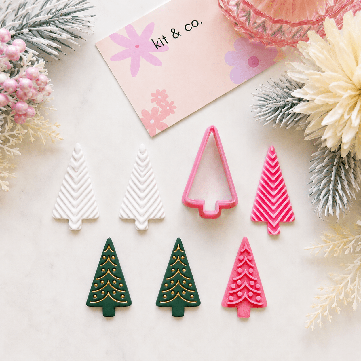 Scandi Tree Cutter & Stamp St (3 pc) - Kit & Co.