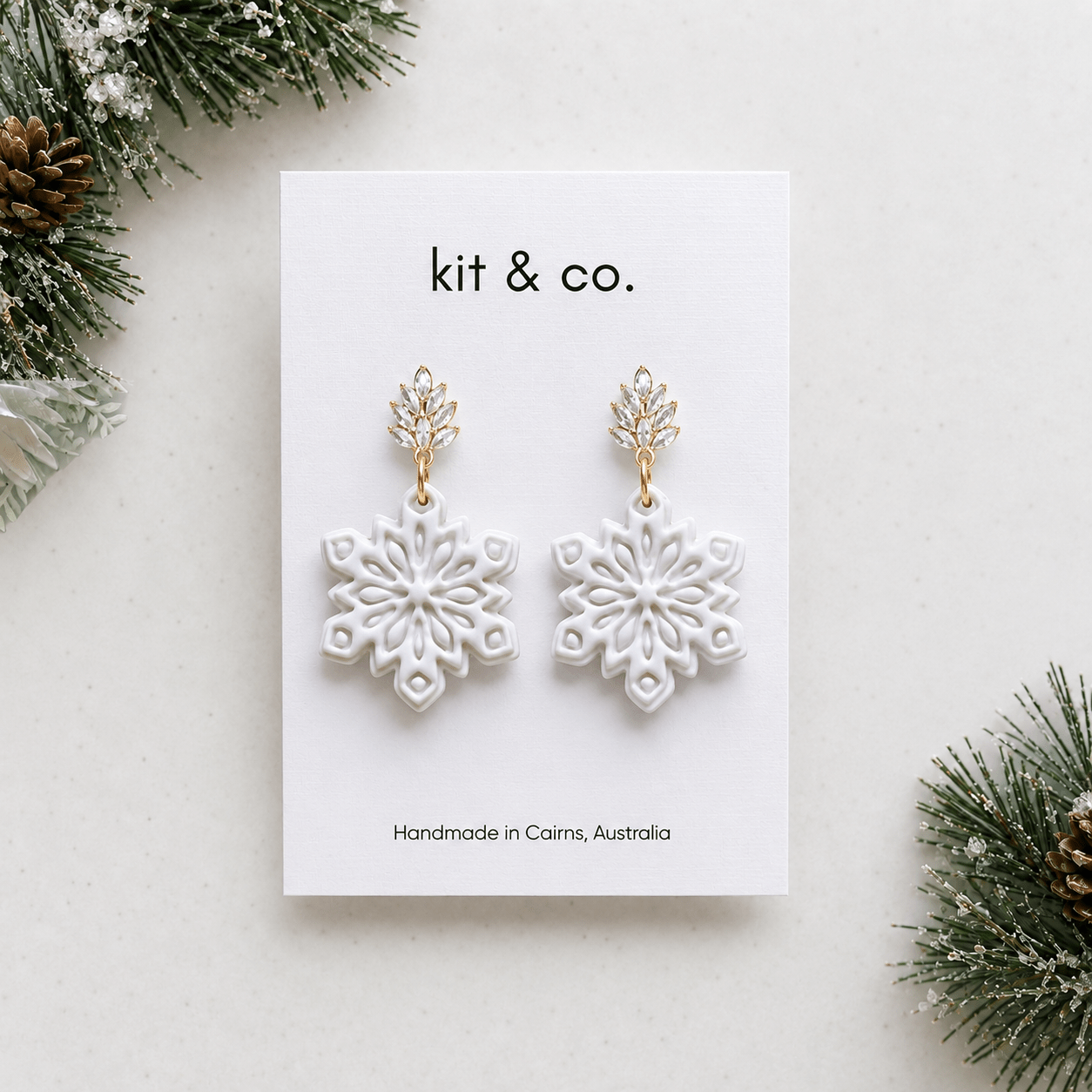 "Snowflake" - Clay Cutter & Stamp - Kit & Co.Cutter