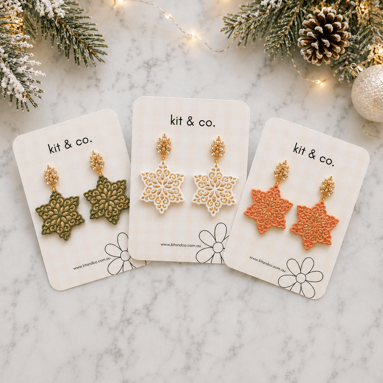 "Snowflake 2" Clay Cutter - Kit & Co.Cutter