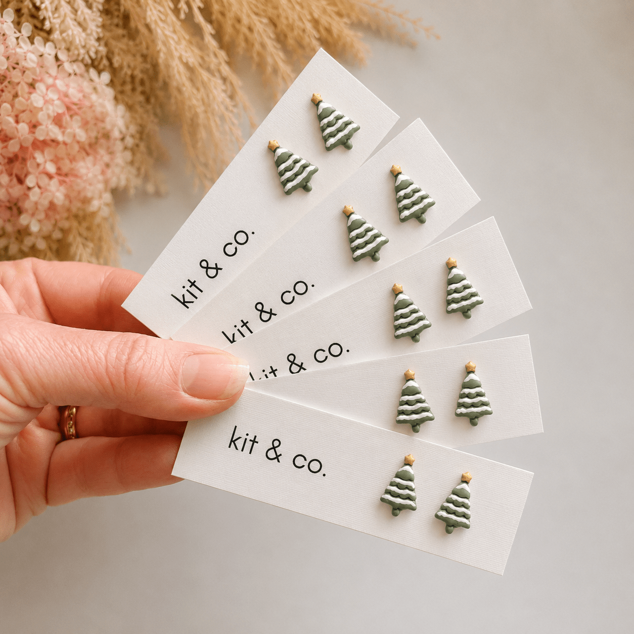 Christmas Tree 2 Stud - Clay Cutter - Kit & Co.Cutter
