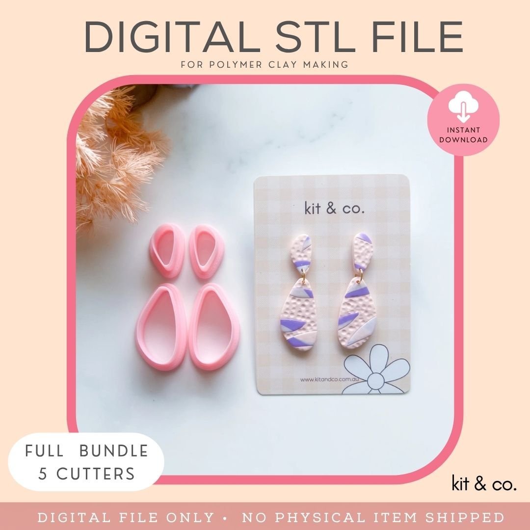 "Isla Set" - STL FILE DOWNLOAD - Kit & Co.STL Digital File