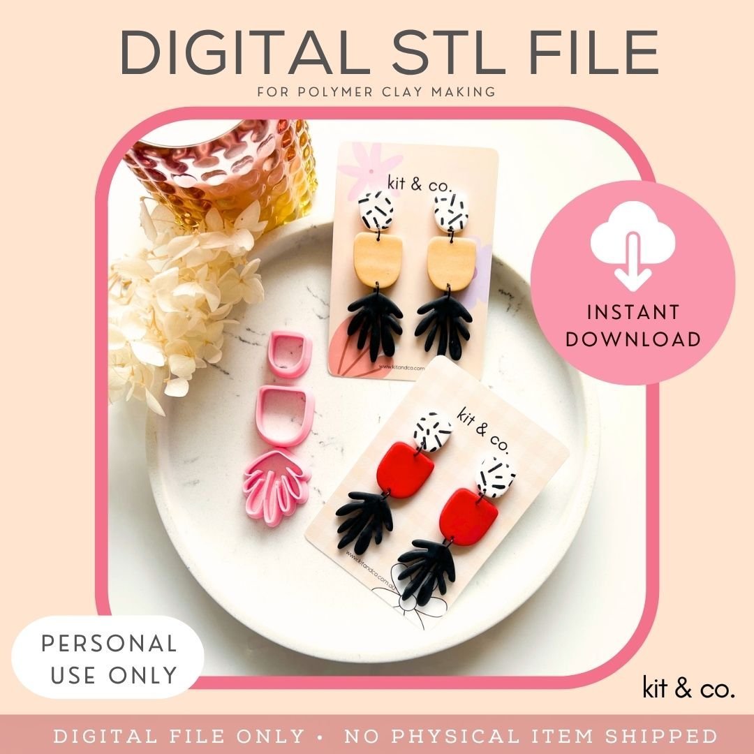 "Joanne Set" - STL FILE DOWNLOAD - Kit & Co.STL Digital File