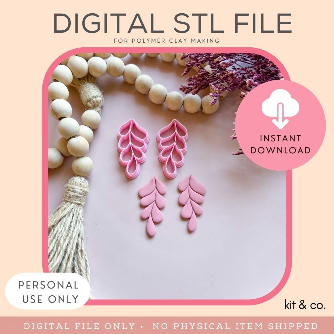 "Fern Set" - STL FILE DOWNLOAD - Kit & Co.STL Digital File