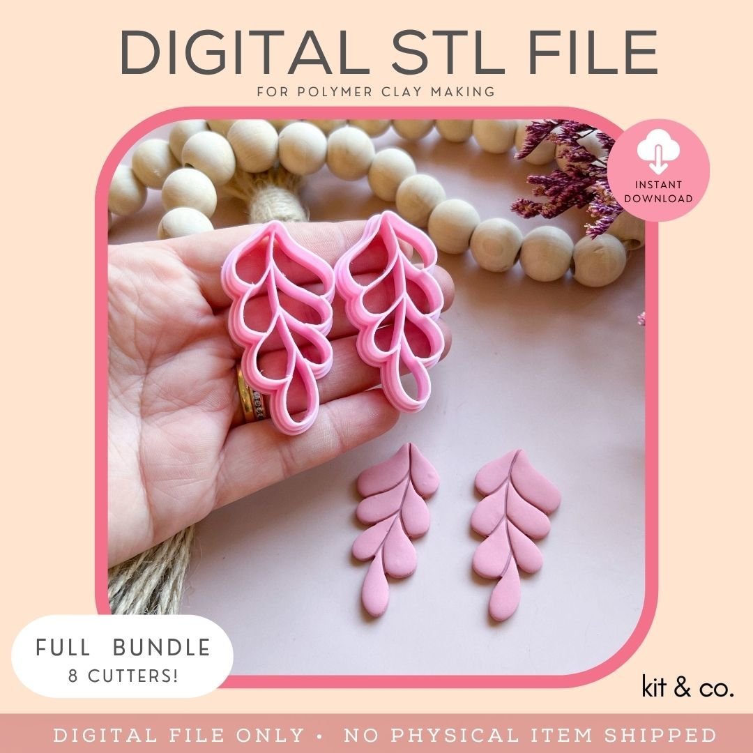 "Fern Set" - STL FILE DOWNLOAD - Kit & Co.STL Digital File