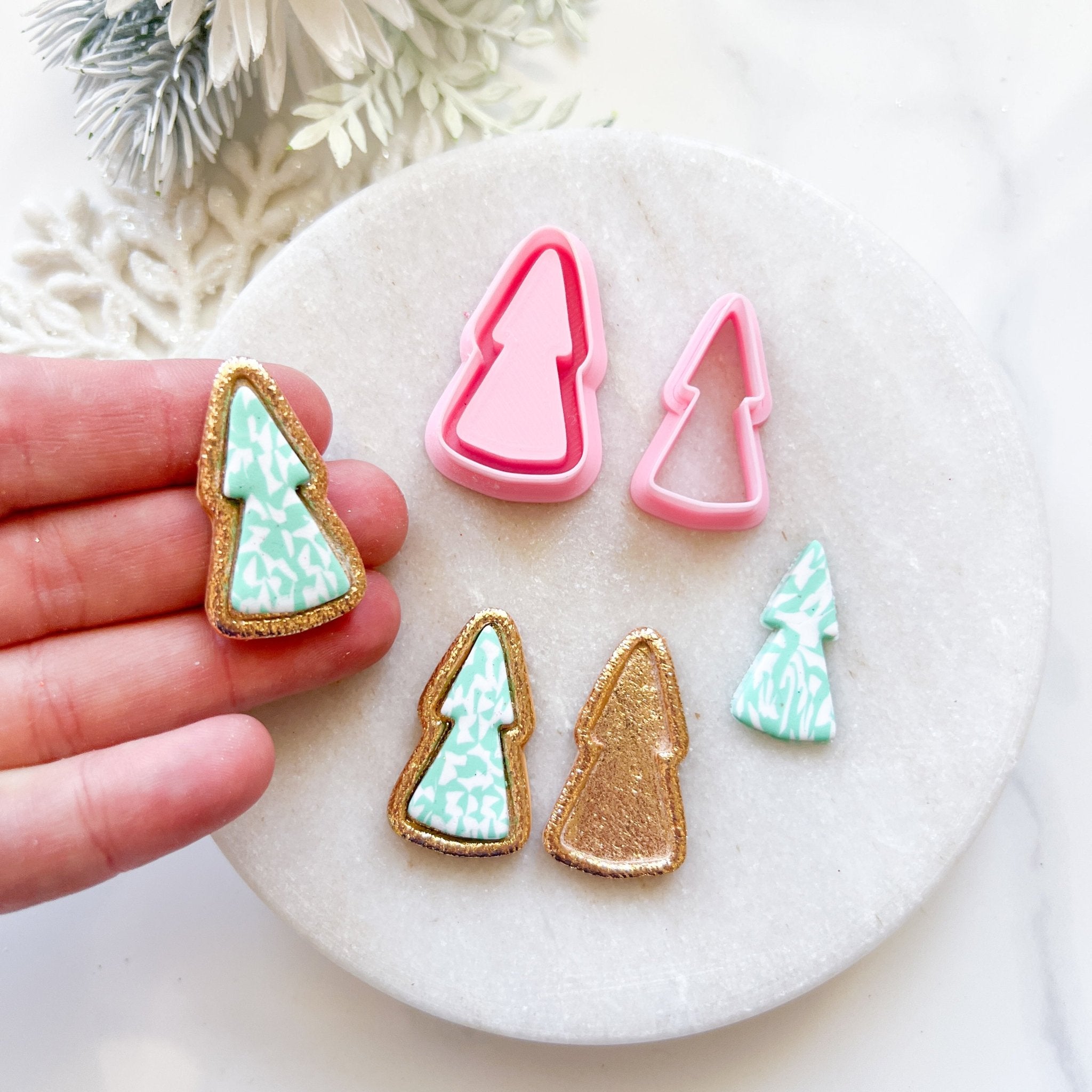 “Embossed Tree” (2pc) - Kit & Co.Cutter