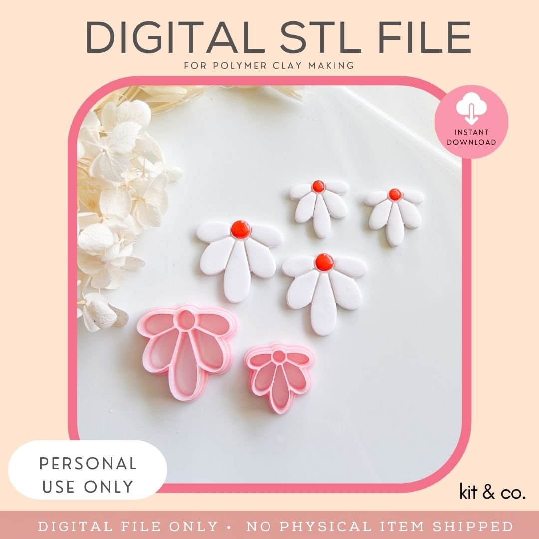 "Daisy Dangle" - STL FILE DOWNLOAD - Kit & Co.STL Digital File