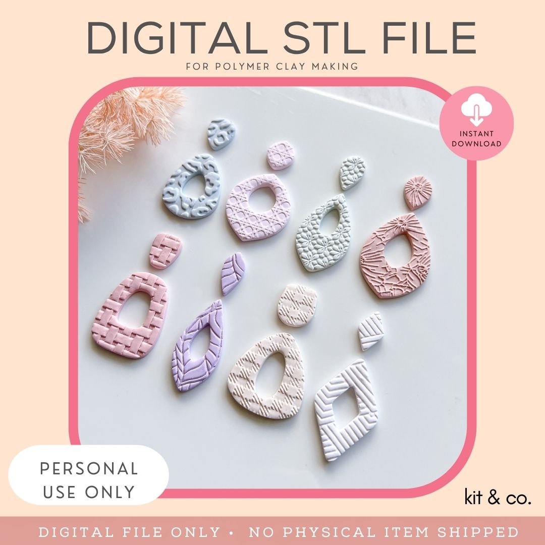 "Donut Dangles Bundle" - STL FILE DOWNLOAD - Kit & Co.STL Digital FileALL CUTTER FILES - Save 50%